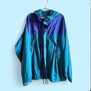 Vintage Columbia Turquoise and Blue Jacket